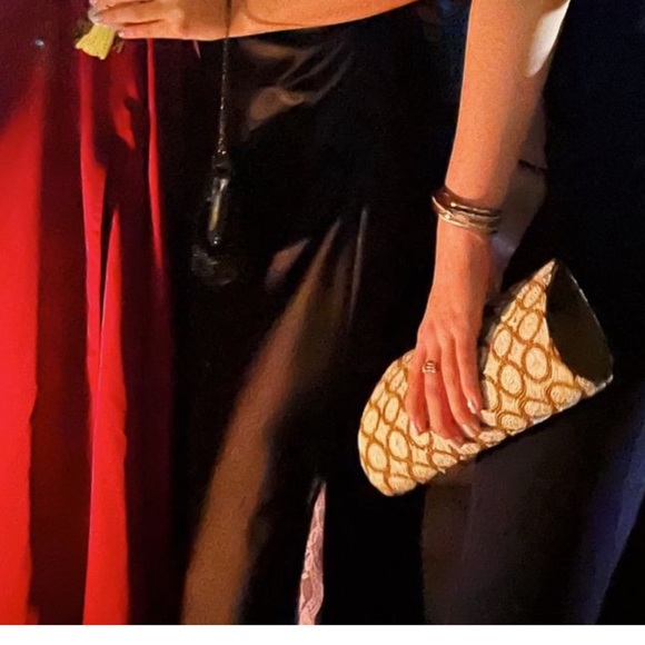 Zara Black Slip Dress with Scrunched Side - Picture 3 of 3